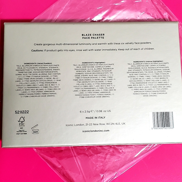 Blaze Chaser Face Palette by Iconic London - Picture 4 of 4